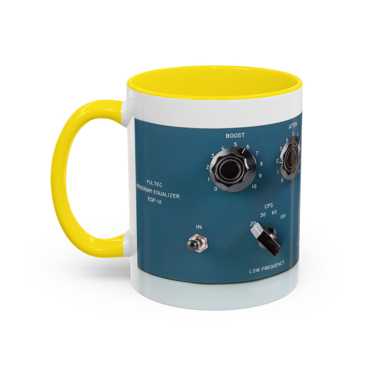 PULTEC Ceramic Mug, Perfect Gift for Musicians, Studio Enthusiasts, Sound Engineers, Fun Coffee Mug, Unique Music Decor