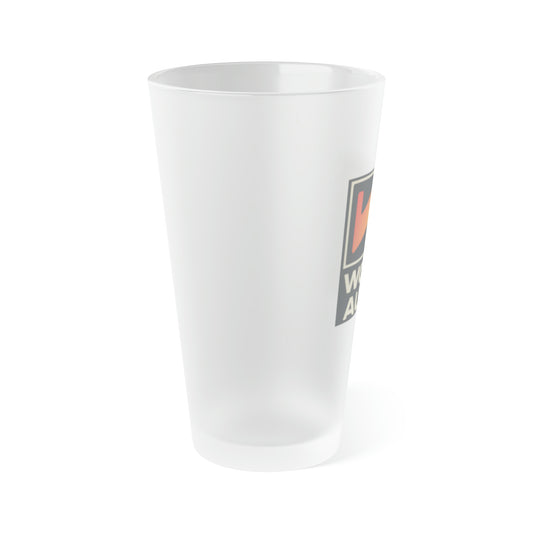 Frosted Pint Glass, 16oz