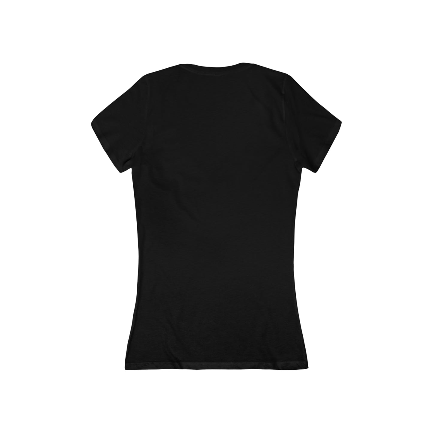 WOLFF AUDIO Women's Jersey Short Sleeve Deep V-Neck Tee