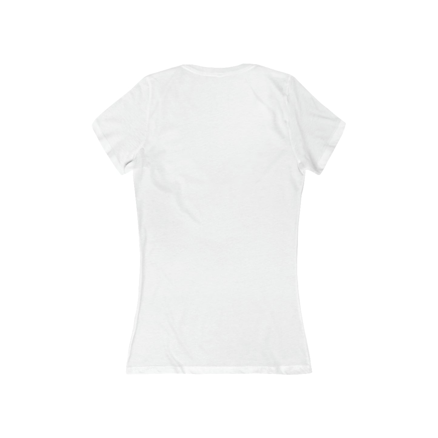 WOLFF AUDIO Women's Jersey Short Sleeve Deep V-Neck Tee