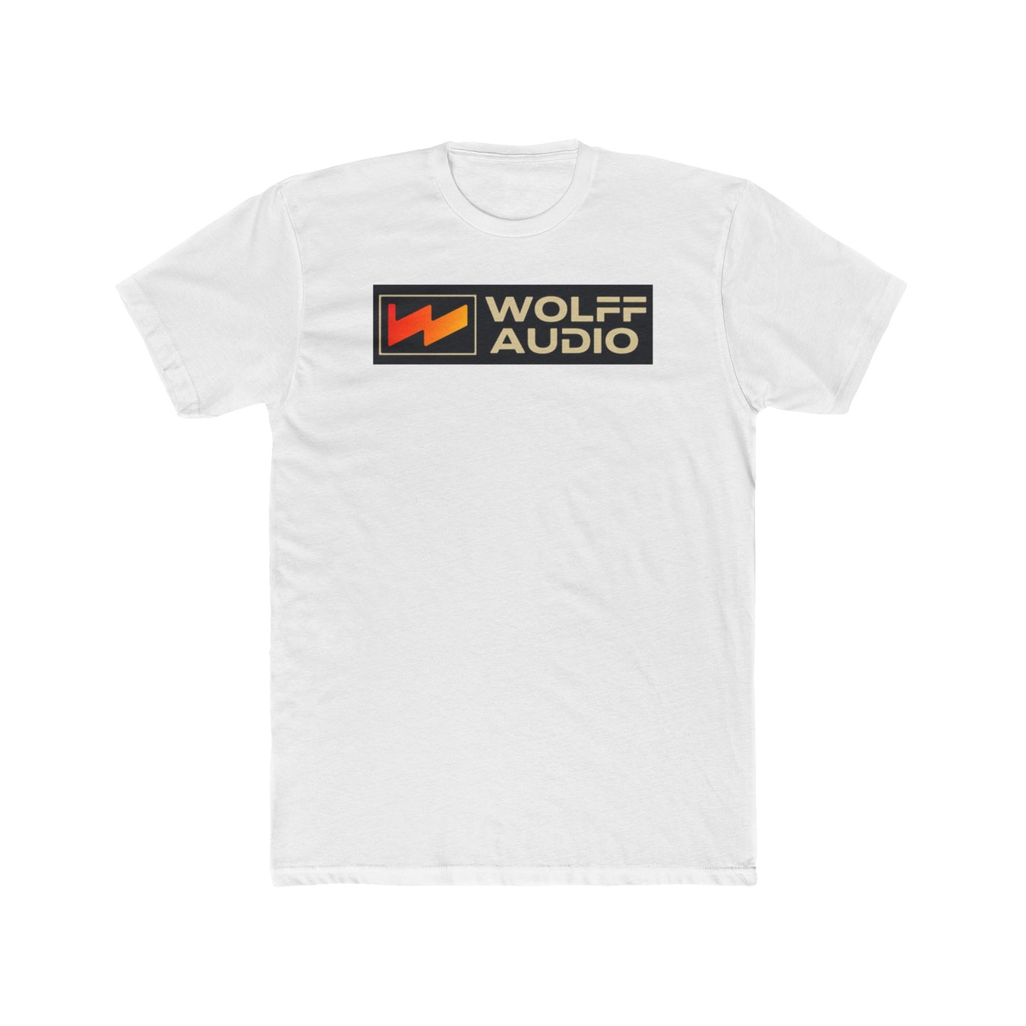 WOLFF AUDIO Unisex Cotton Crew Tee