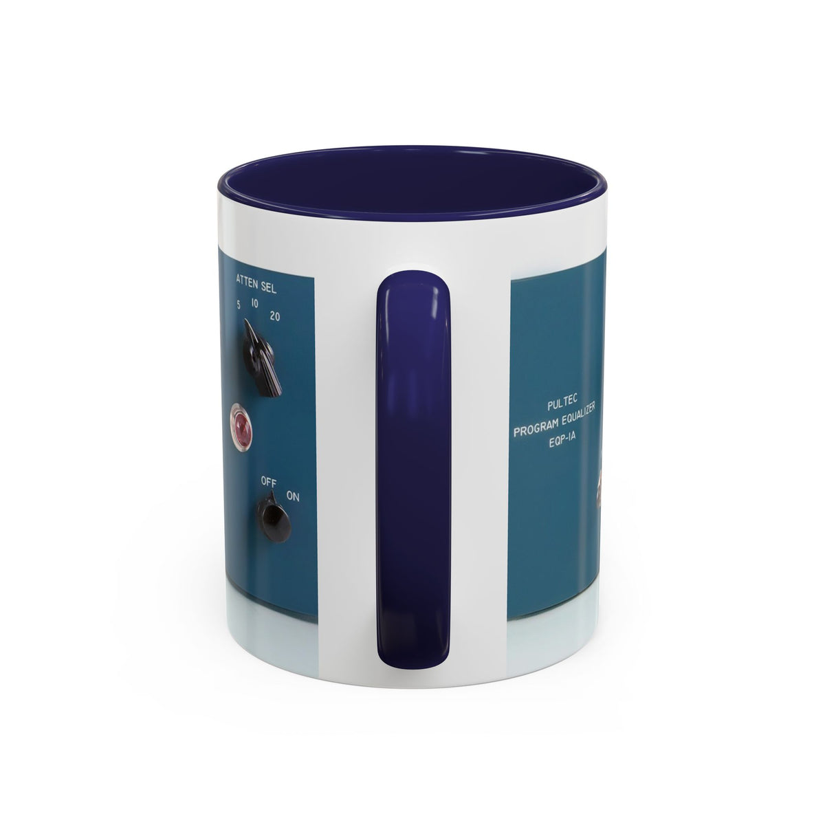 PULTEC Ceramic Mug, Perfect Gift for Musicians, Studio Enthusiasts, Sound Engineers, Fun Coffee Mug, Unique Music Decor