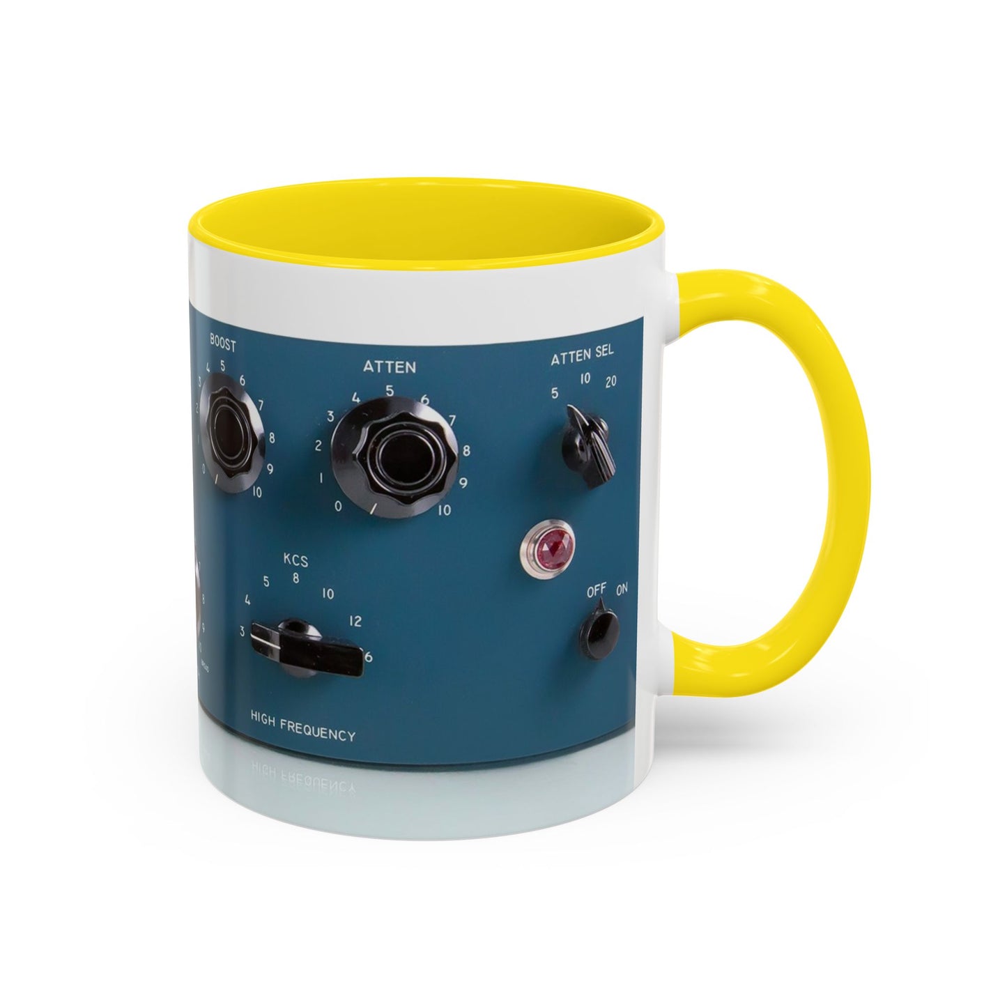 PULTEC Ceramic Mug, Perfect Gift for Musicians, Studio Enthusiasts, Sound Engineers, Fun Coffee Mug, Unique Music Decor