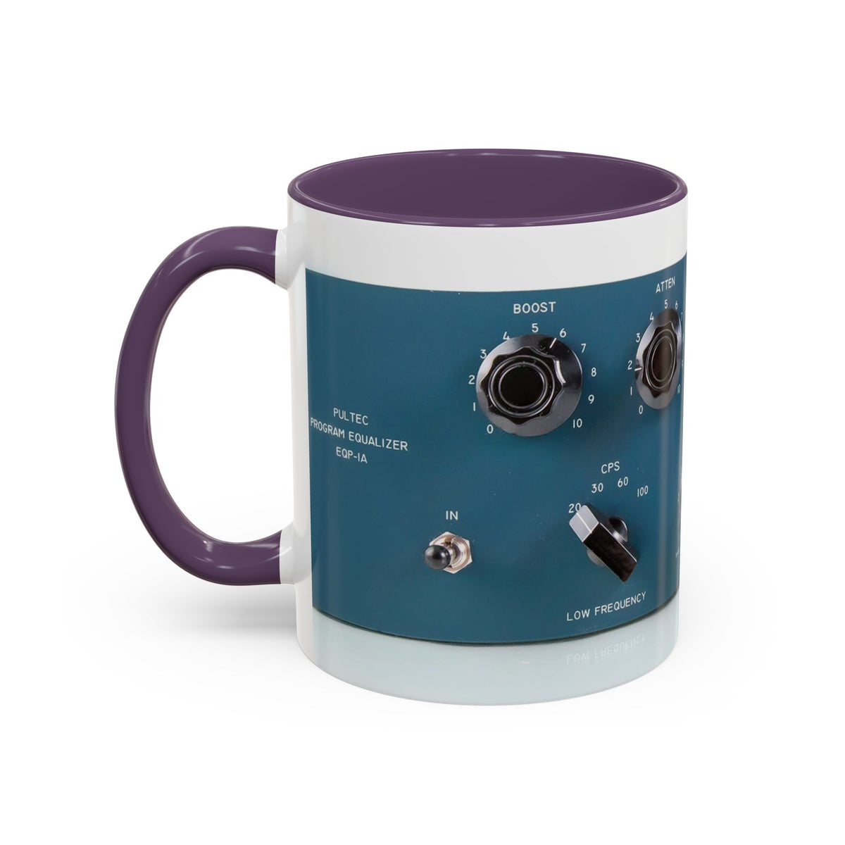PULTEC Ceramic Mug, Perfect Gift for Musicians, Studio Enthusiasts, Sound Engineers, Fun Coffee Mug, Unique Music Decor