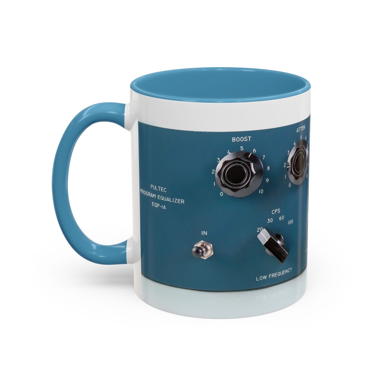 PULTEC Ceramic Mug, Perfect Gift for Musicians, Studio Enthusiasts, Sound Engineers, Fun Coffee Mug, Unique Music Decor