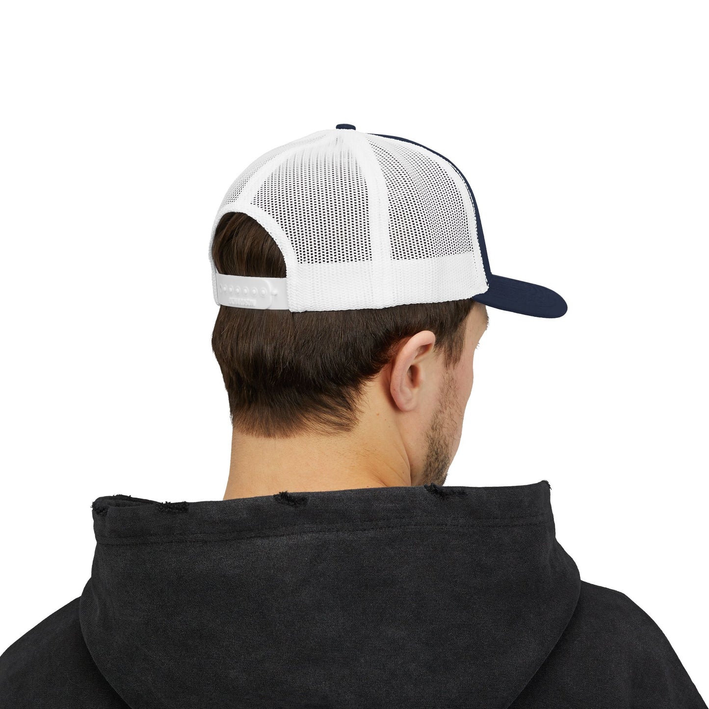 Wolff Audio Trucker Cap, Adjustable Hat for Outdoor Adventures, Music Festivals, Summer Wear, Casual Fashion