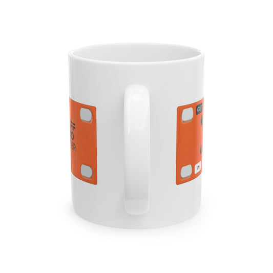 Music Lover's Ceramic Mug, Perfect Gift for Musicians, Studio Enthusiasts, Sound Engineers, Fun Coffee Mug, Unique Music Decor