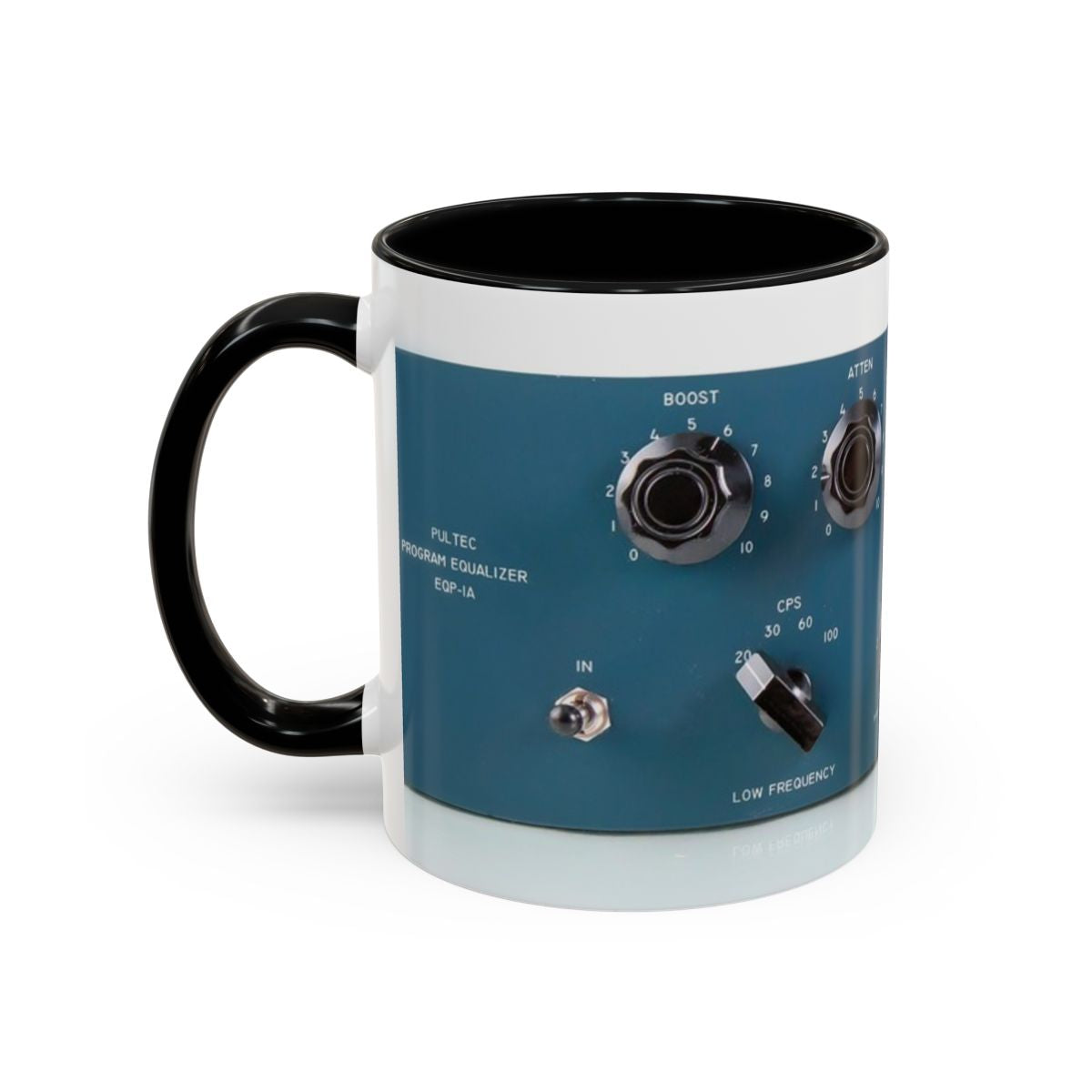 PULTEC Ceramic Mug, Perfect Gift for Musicians, Studio Enthusiasts, Sound Engineers, Fun Coffee Mug, Unique Music Decor